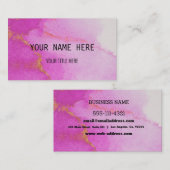 カスタムピンクジュエルトーン 名刺 (正面/裏面)