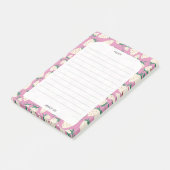 カスタムピンクストロベリースーパーショッピングTo-Doリスト ポストイット (アングル)