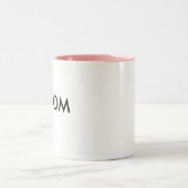 カスタムピンクツートーンマグカップ ツートーンマグカップ (中央)