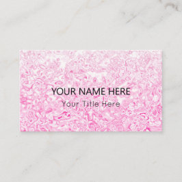 カスタムピンクテクスチャー名刺 名刺