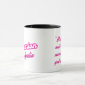 カスタムピンクドール獣医ガーリー マグカップ (中央)