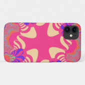 カスタムピンクバブルガムCross iPhone 11ケース Case-Mate iPhoneケース (裏面(横))