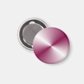 カスタムピンクパープルカラーエレガント空白のテンプレート マグネット (正面/裏面)