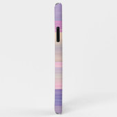 カスタムピンクパープル水の色のストライプアートパターン Case-Mate iPhoneケース (裏面/右)