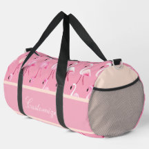 カスタムピンクフラミンゴパラダイスウオーターカラーパターン