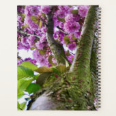 カスタムピンク咲き樹冠の写真 –  プランナー手帳 (裏面)