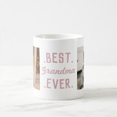 カスタムピンク最高のおばあちゃん2 Photo Mag コーヒーマグカップ (中央)