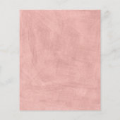 カスタムピンク素朴ドッググルーミングサロンフライヤー チラシ (裏面)