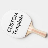 カスタムピンポンテーブルテニスパドルこうもり 卓球ラケット (横)