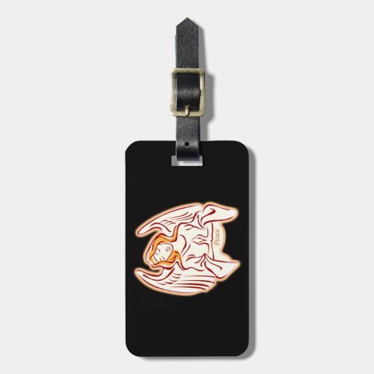 カスタムピースエンジェルラゲージタグ ラゲッジタグ (正面縦)