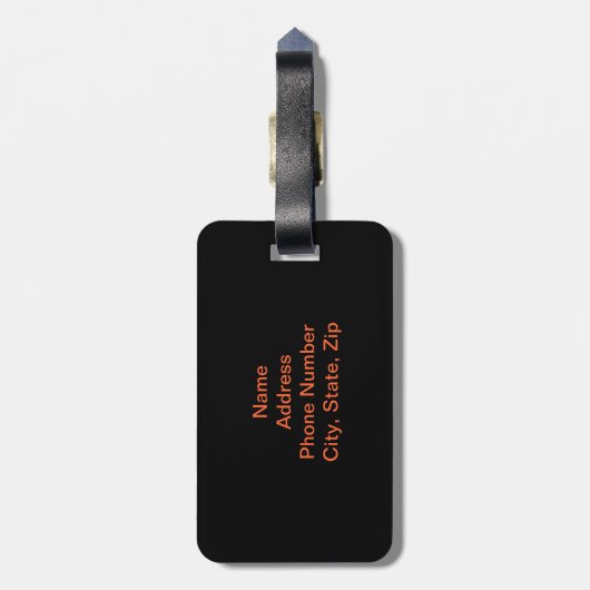 カスタムピースエンジェルラゲージタグ ラゲッジタグ (裏面縦)