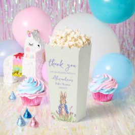 カスタムピーターうさぎ赤ちゃんシャワーありがとう フェイバーボックス