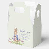 カスタムピーターうさぎ赤ちゃんシャワーありがとう フェイバーボックス (オープン)