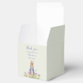 カスタムピーターうさぎ赤ちゃんシャワーありがとう フェイバーボックス (オープン)