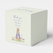 カスタムピーターうさぎ赤ちゃんシャワーありがとう フェイバーボックス (裏面サイド)