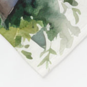 カスタムピーターうさぎ風船の庭 フリースブランケット (角)