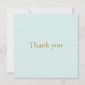 カスタムピーターザラビットファースト誕生日 サンキューカード (裏面)