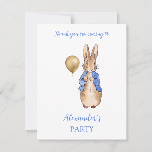 カスタムピーター・ザ・ラビットサンキュー (正面)