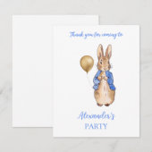 カスタムピーター・ザ・ラビットサンキュー (正面/裏面)