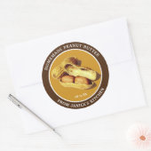 カスタムピーナッツバター食品ジャー ラウンドシール (封筒)