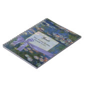 カスタムファインアートの結婚ゲストサインインノートブック ノートブック (左側)