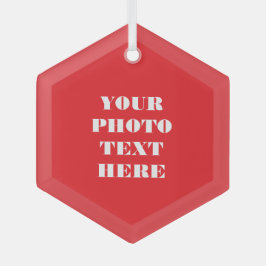 カスタムファミリオーナメント – 名パーソナライズされた前 ガラスオーナメント