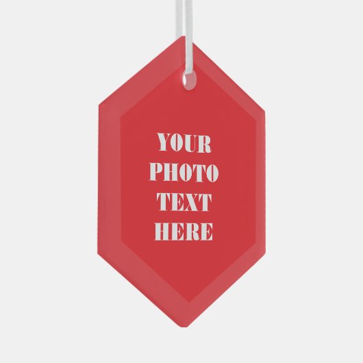 カスタムファミリオーナメント – 名パーソナライズされた前 ガラスオーナメント (正面右)