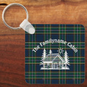 カスタムファミリキャビン金属キーチェーン キーホルダー (正面)