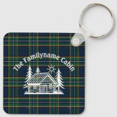 カスタムファミリキャビン金属キーチェーン キーホルダー (裏面)