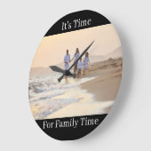 カスタムファミリクロック ラージ壁時計 (傾斜)