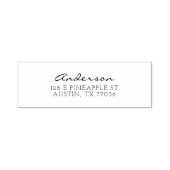 カスタムファミリスクリプトの型名差出人住所 セルフインキングスタンプ (デザイン)