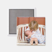 カスタムファミリーのペット写真と名前写真磁石 マグネット (正面/裏面)