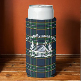 カスタムファミリーキャビンタータンチェック スリム缶クーラー