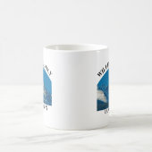 カスタムファミリーキャビンブルーマウンテンコロラドホーム コーヒーマグカップ (中央)