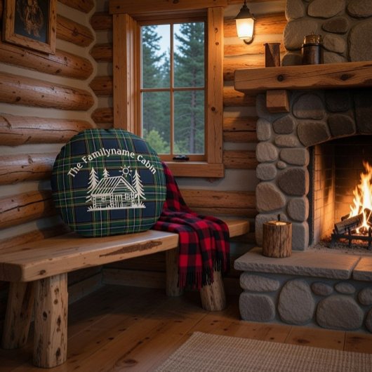 カスタムファミリーキャビン装飾用クッション ラウンドクッション