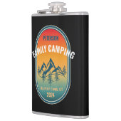カスタムファミリーキャンピングヴィンテージサンセットアドベンチャー フラスク (左)