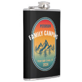 カスタムファミリーキャンピングヴィンテージサンセットアドベンチャー フラスク (右)
