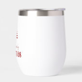 カスタムファミリークリスマスツリーシンプル赤 (左面)