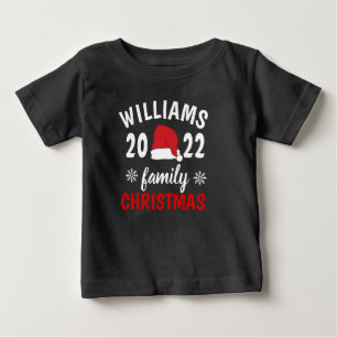 カスタムファミリークリスマス2022 ベビーTシャツ