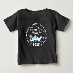 カスタムファミリークルーズグループマッチングクルーズトリップ ベビーTシャツ