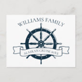 カスタムファミリークルーズシップ航海のバケーションアイランド ポストカード (正面)