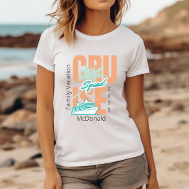 カスタムファミリークルーズチーム Tシャツ