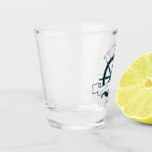 カスタムファミリークルーズ船ヴィンテージホイ航海のール ショットグラス (左)