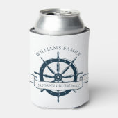 カスタムファミリークルーズ船ヴィンテージホイ航海のール 缶クーラー (缶正面)