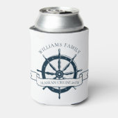 カスタムファミリークルーズ船ヴィンテージホイ航海のール 缶クーラー (缶裏面)