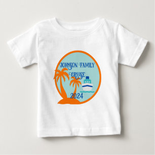 カスタムファミリークルーズ ベビーTシャツ