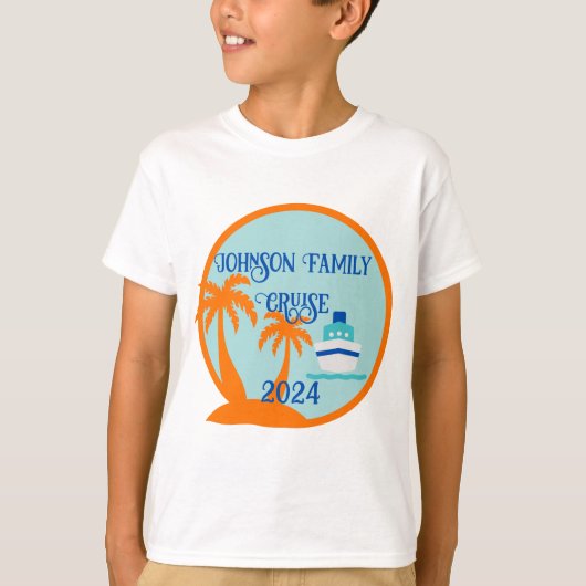カスタムファミリークルーズ Tシャツ (正面)