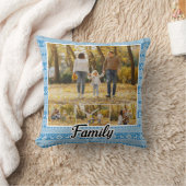 カスタムファミリーコージーセータークリスマストナディースノー クッション (ブランケット)