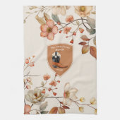 カスタムファミリーネームウエスタンランチ キッチンタオル (縦)