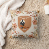 カスタムファミリーネームウエスタンランチ クッション (ブランケット)